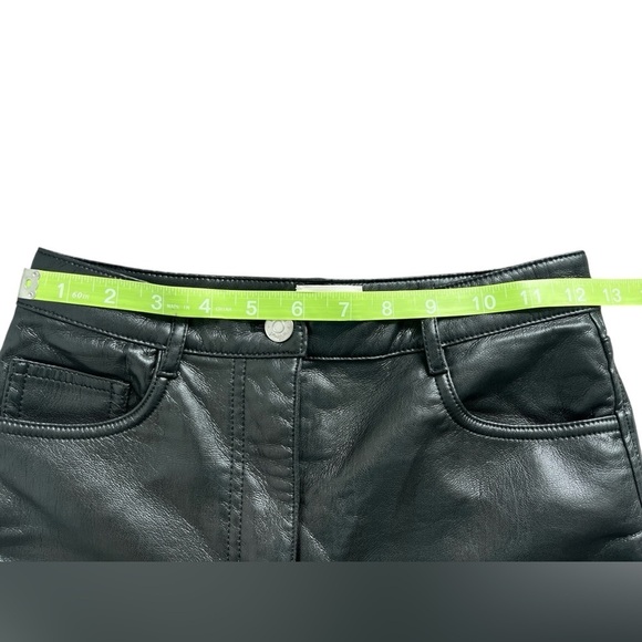 Wilfred Aritzia Melina Vegan Faux Leather High Waisted Pants Women's Size 0 - Picture 7 of 7